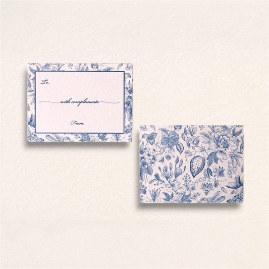 Blue Toile Cards