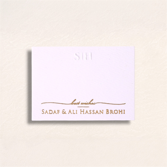 Engraved Foiled Cards