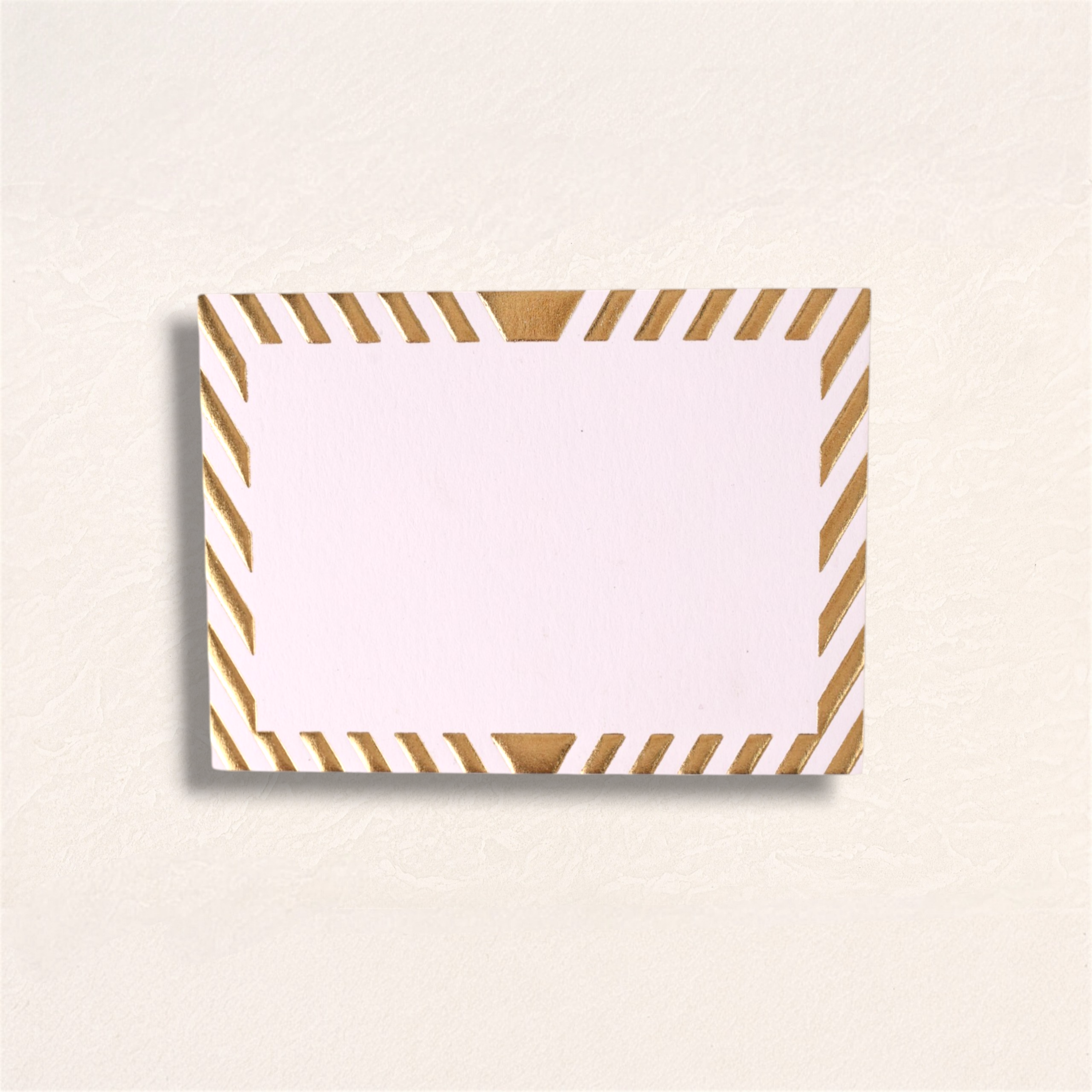Gilded Embossed Border Cards