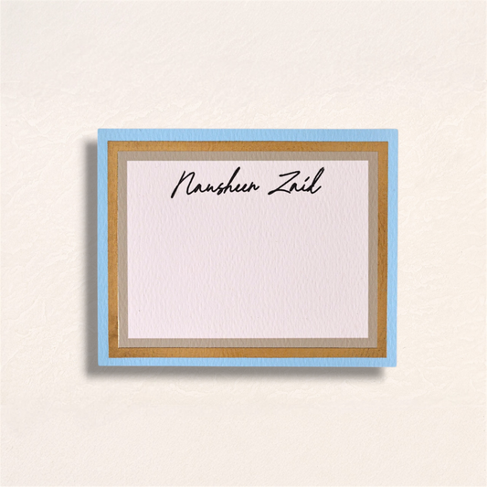 Sky Gilded Frame Card