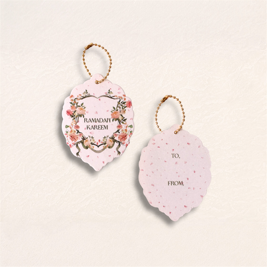Floral Medallion Tags