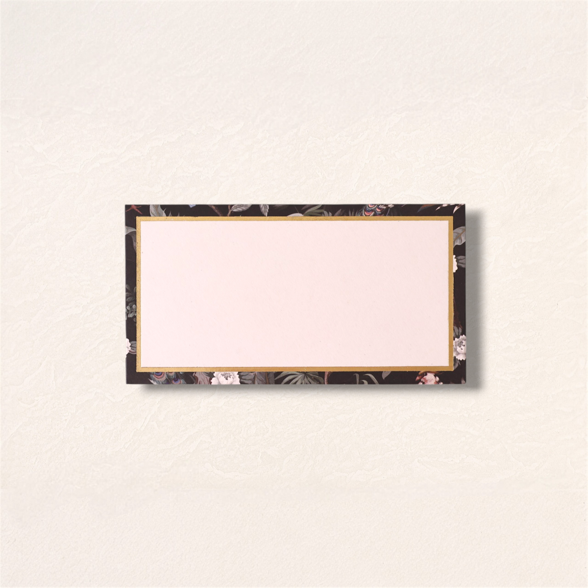 Noir Aviary Envelope Set Off-white