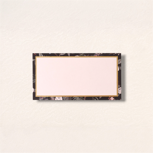 Noir Aviary Envelope Set Off-white