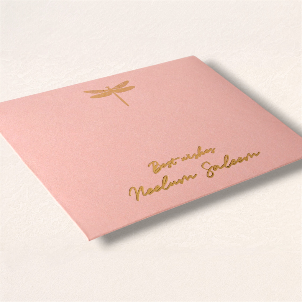 Blush Chevron Dragonfly Set