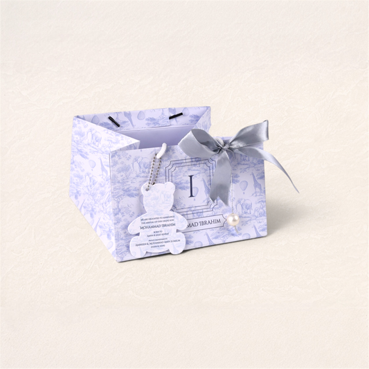 Blue Favour Bag