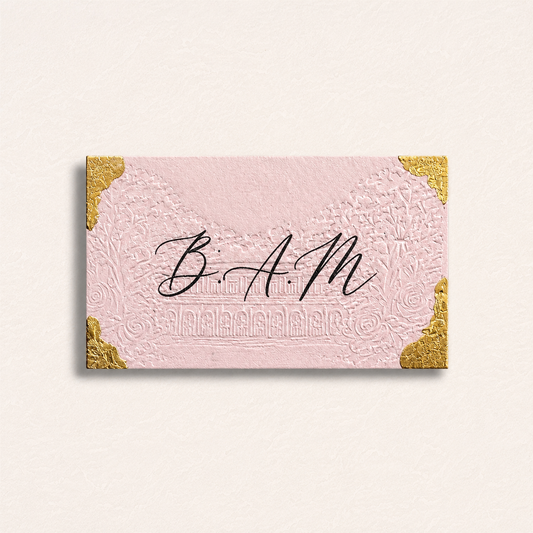 The Gilded Monogram Cards