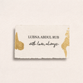 Handmade, goldleaf dekcled