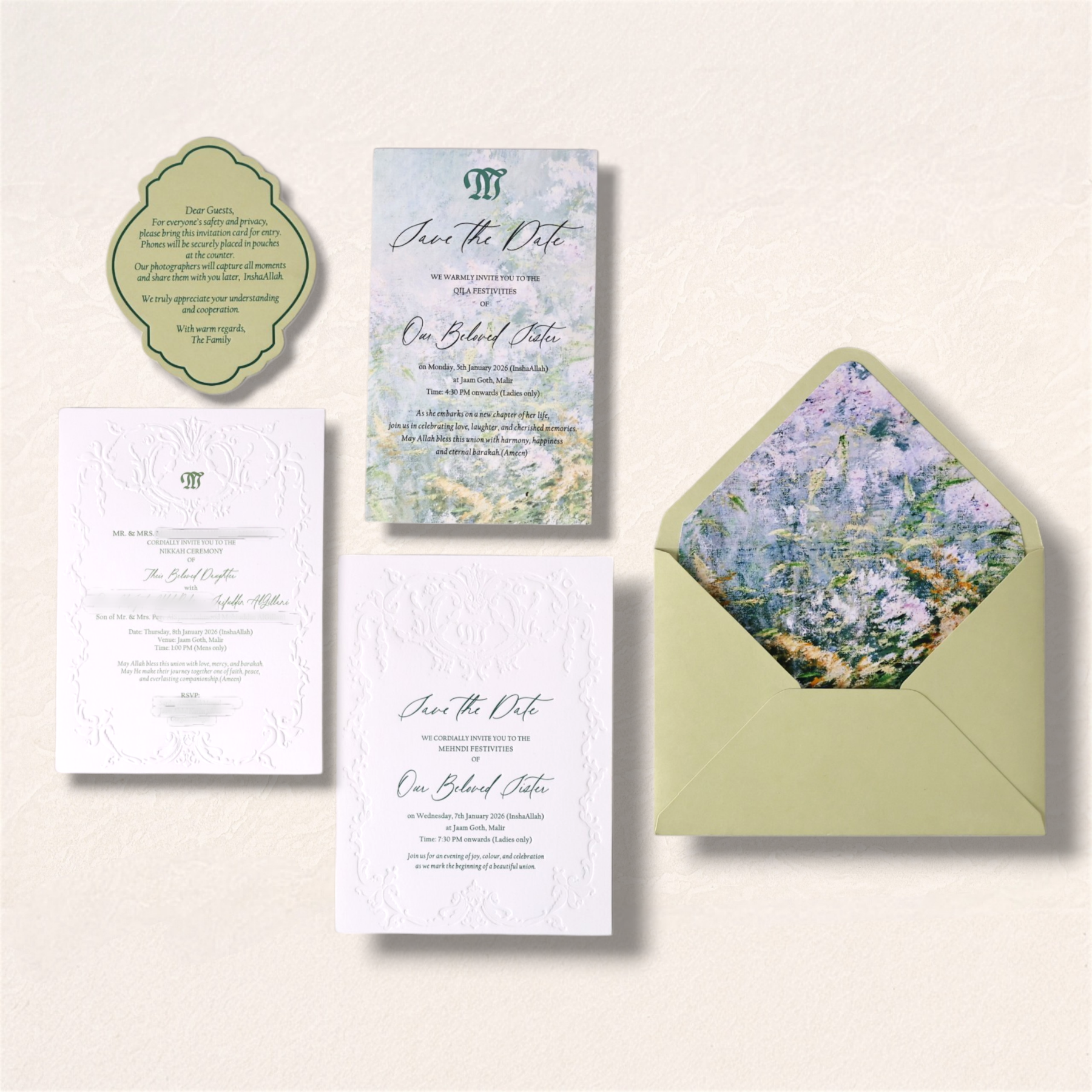 Ornate Bloom Wedding Suite