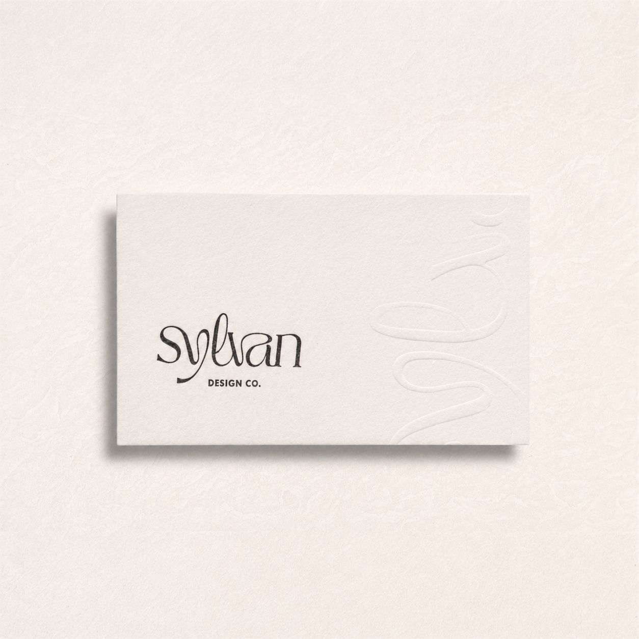 Embossed design/ logo